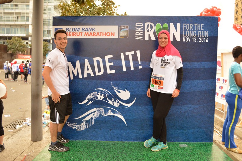 BLOM BANK Photobooth at the BLOM BANK Beirut Marathon